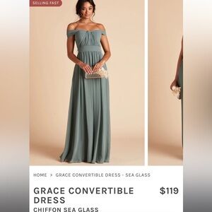 Birdy Grey Grace Convertible Bridesmaid Dress in Seaglass